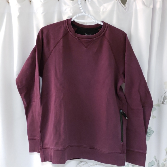 Illustrated Example Side Pocket Side Zip Crew Neck Sweatshirt - Picture 4 of 6